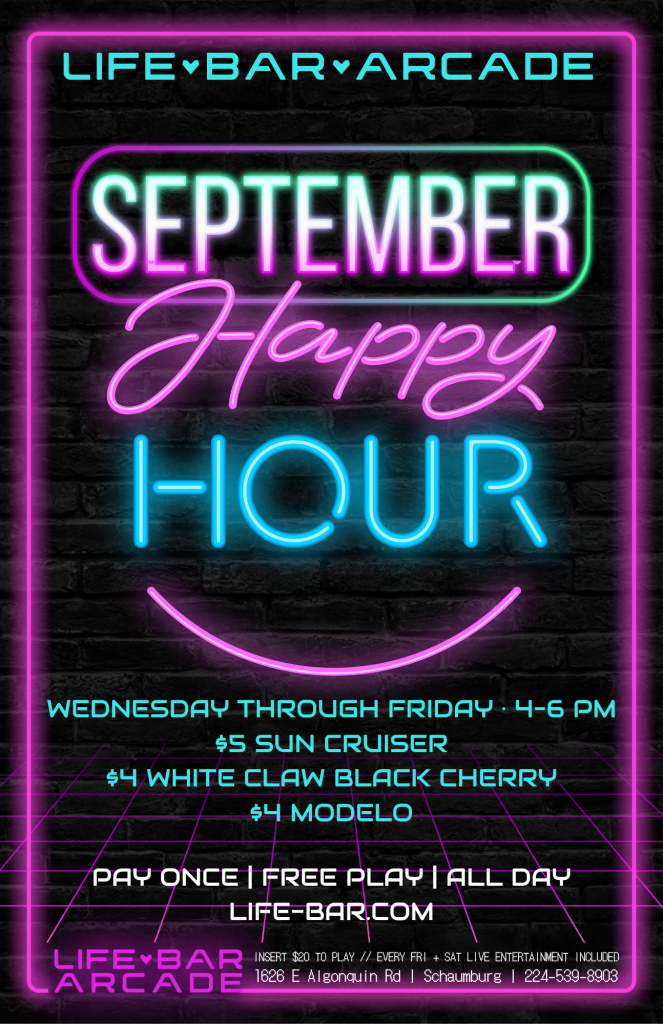 Happy Hour at Life Bar Arcade