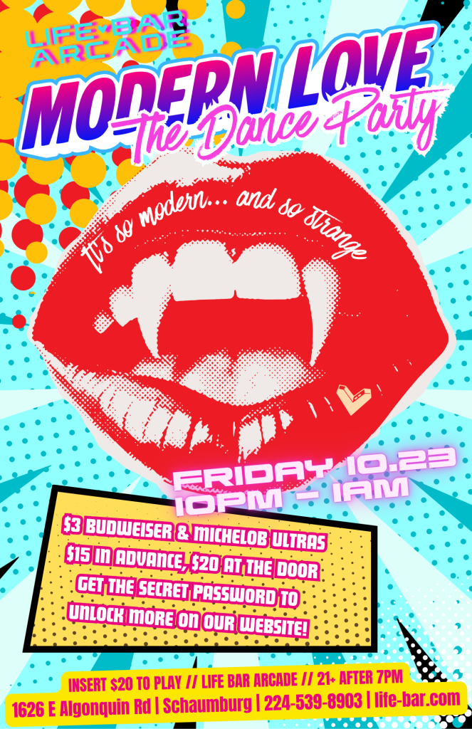 10-23-26 | Modern Love Dance Party - Halloween Edition | Life Bar Arcade