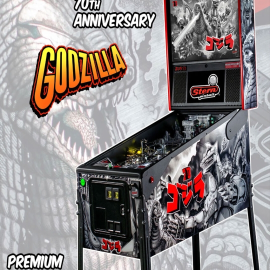 Godzilla 70th Anniversary Premium Pinball - Life Bar Arcade ...